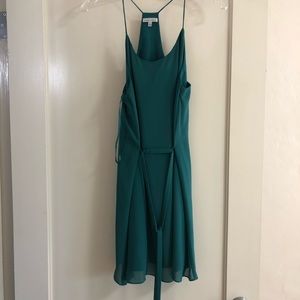 Naked Zebra Short Teal Dress, size L